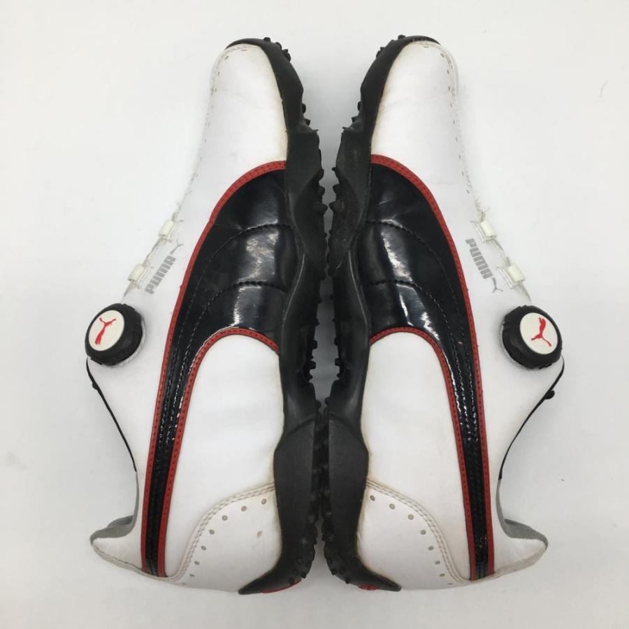 PUMA（プーマ） ゴルフシューズ 白×黒 18942601 スパイクレス ダイヤル