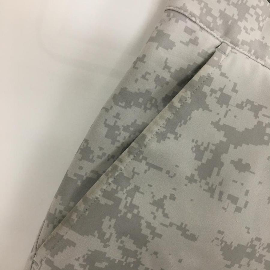 パーリーゲイツ　パンツ　迷彩　S〜M相当　白　黒　グレー　コットン素材　3 PEARLY GATES（パーリーゲイツ） ジャケットブルゾン グレー×白 迷彩