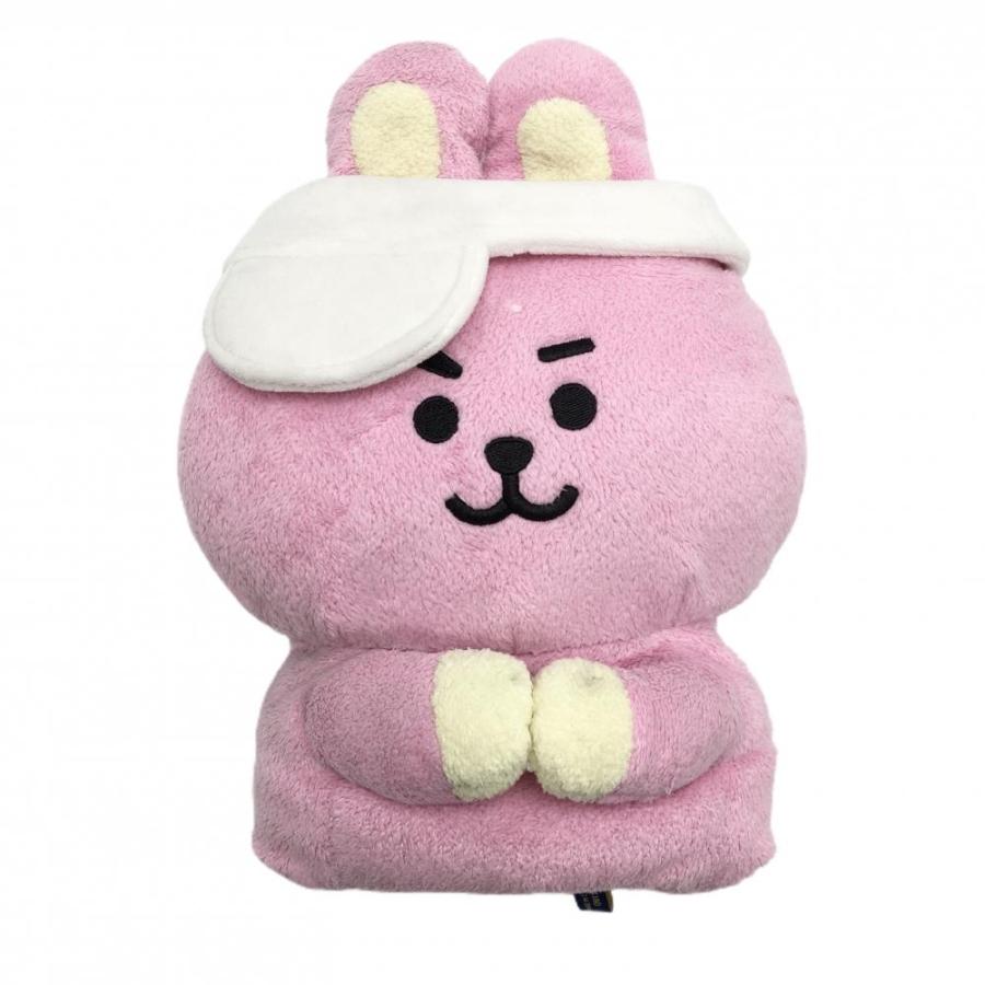 BT21 ヘッドカバー(DR) ピンク×白 ぬいぐるみ COOKY ドライバー用 