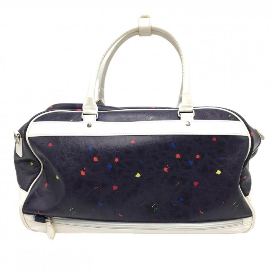 Callaway（キャロウェイ） 2WAYボストンバッグ パープル系×白