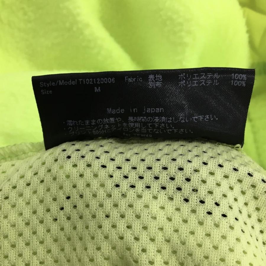新品未使用　TFW49 フリース　ジャケット　サイズM TFW49 【美品】TFW49 パーカー 蛍光イエロー フリース ブルゾン