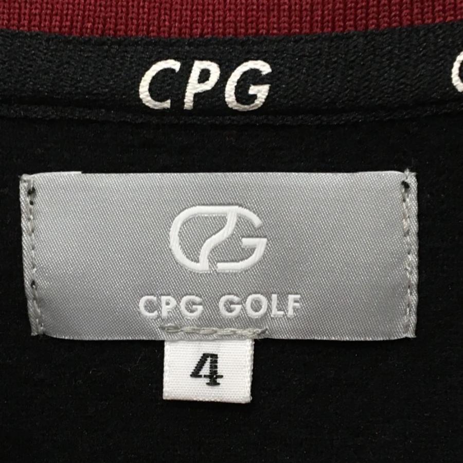 CPG GOLF 【新品】CPG ジャケット レッド×黒 ロゴワッペン 袖プリント