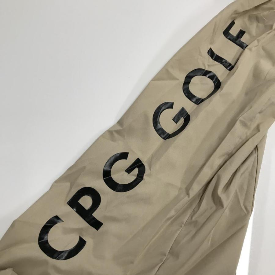 CPG GOLF 【新品】CPG ハイネックブルゾン ベージュ×アイボリー ハーフ