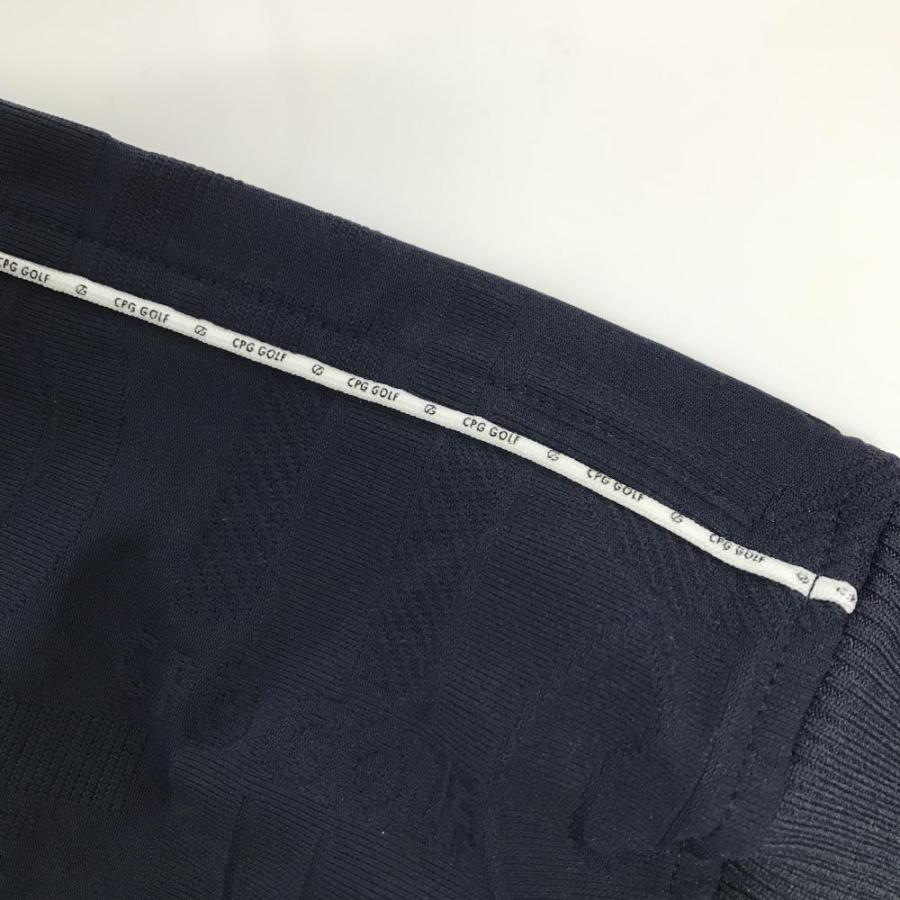 CPG GOLF 【新品】CPG ジャケットブルゾン ネイビー 英字地模様