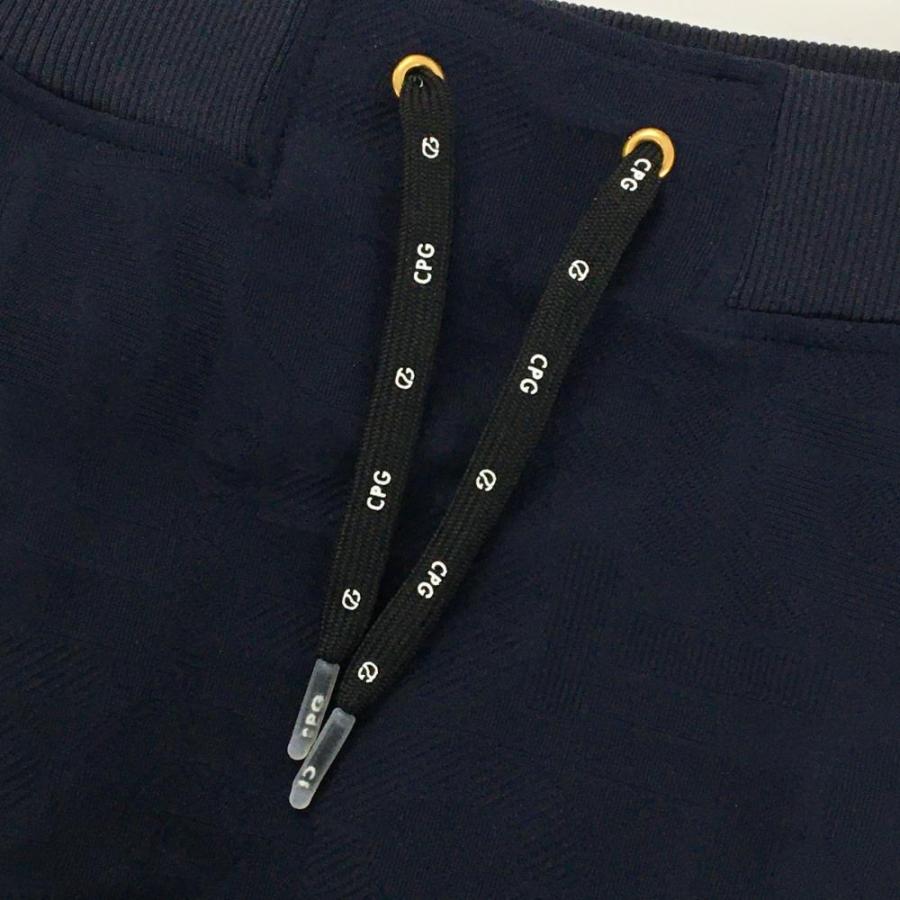 CPG GOLF 【新品】CPG スカート ネイビー 英字地模様 サイドロゴライン