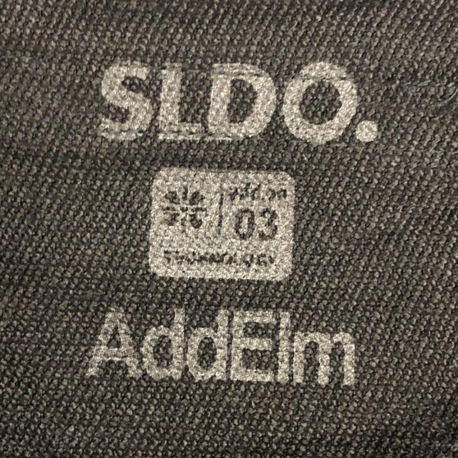 SLDO.（エスルド） 【超美品】エスルド ブルゾン 黒 フロントロゴ