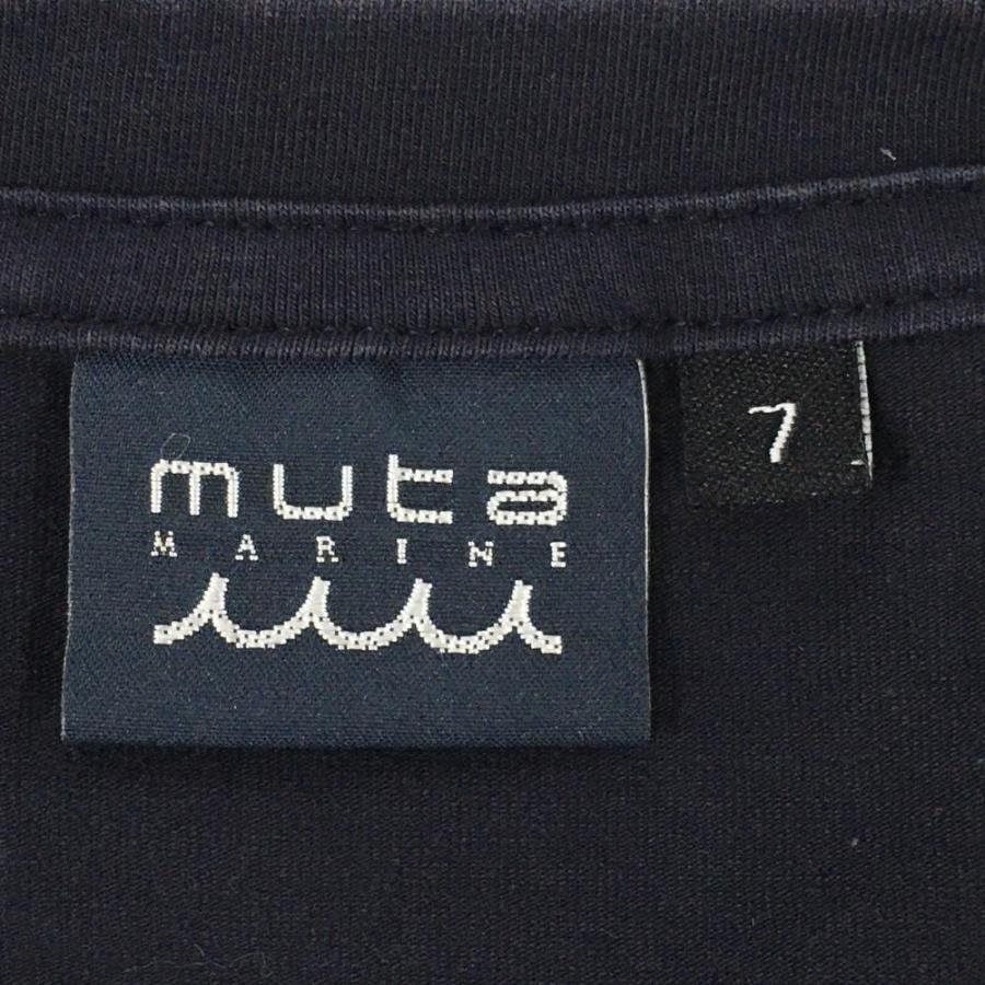muta MARINE（ムータマリン） Tシャツ ネイビー×白 バックプリント