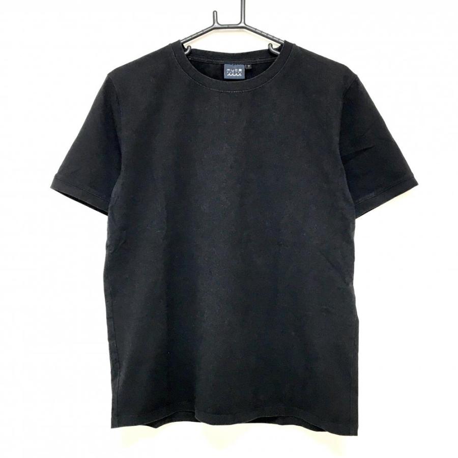 ムータマリン　ゴルフウェア　XLサイズ 黒　厚手　デカロゴ muta MARINE（ムータマリン） Tシャツ 黒 ロゴ白 バックプリント