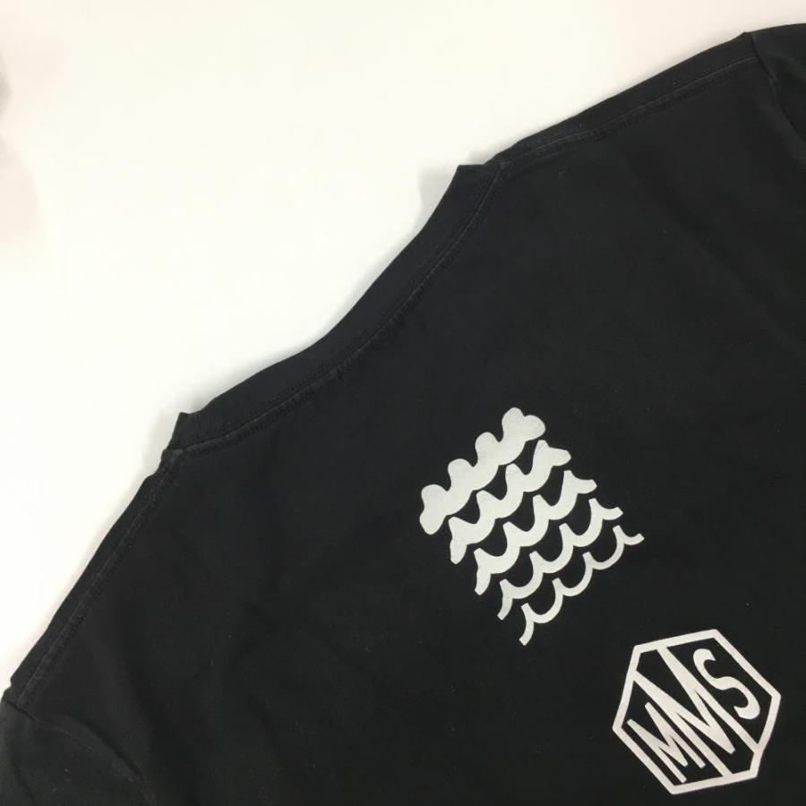 ムータマリン　ゴルフウェア　XLサイズ 黒　厚手　デカロゴ muta MARINE（ムータマリン） Tシャツ 黒 ロゴ白 バックプリント