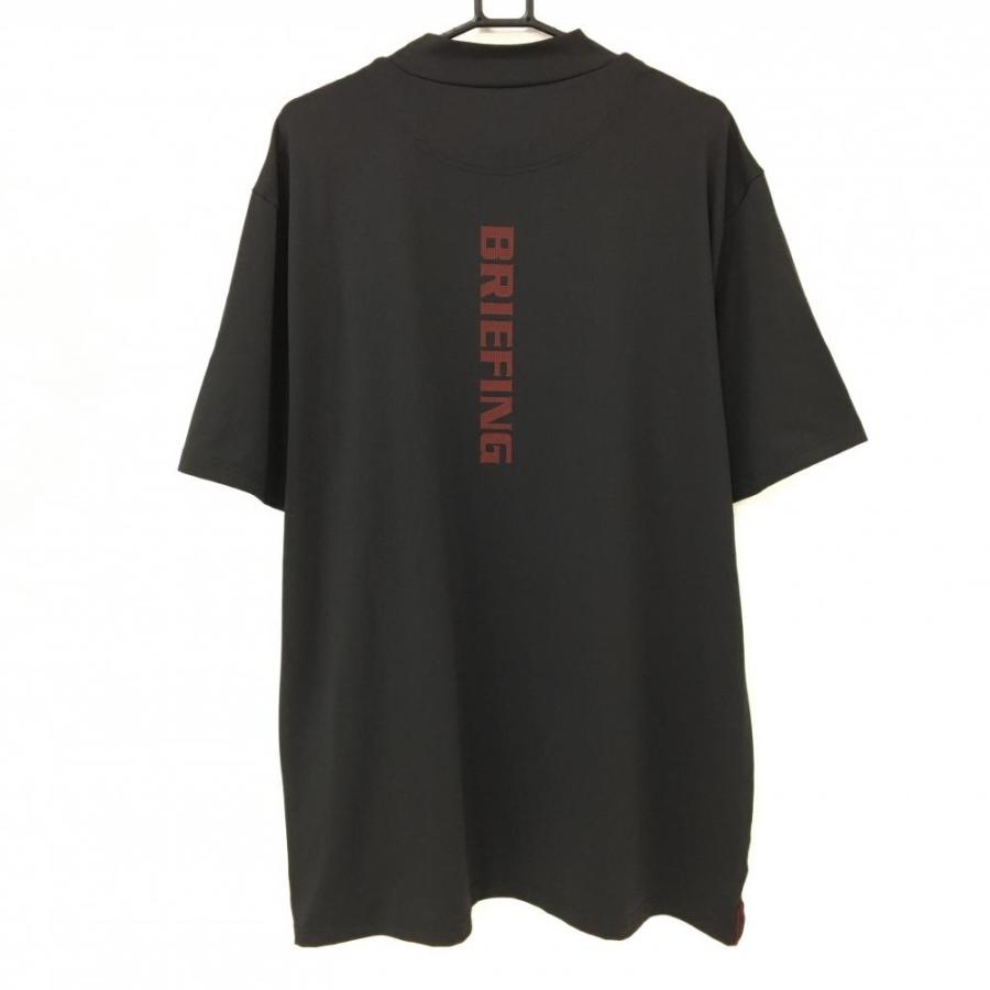 BRIEFING レッド ハイネック半袖シャツ L BRIEFING レッド ハイネック半袖シャツ L BRIEFING レッド ハイネック