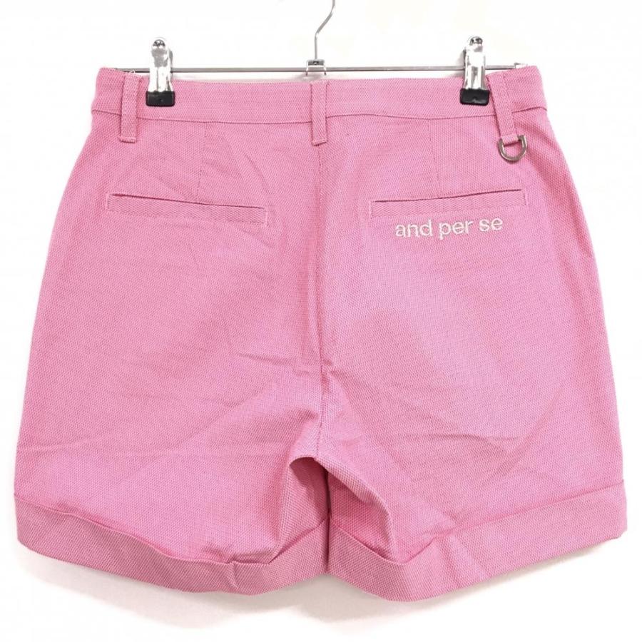 新品 and per se レディース ゴルフショートパンツ ピンク S 新品 and per se レディース ゴルフショートパンツ ピンク S 楽天市場