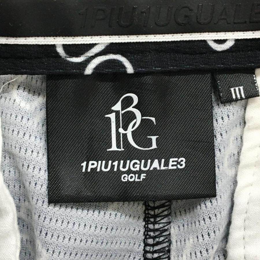 1PIU1UGUALE3 GOLF ウノピゥウノウグァーレトレゴルフ ハーフパンツ 黒