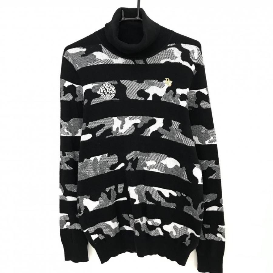 PEARLY GATES ブラックセーター ハイネック PEARLY GATES ブラックセーター ハイネック