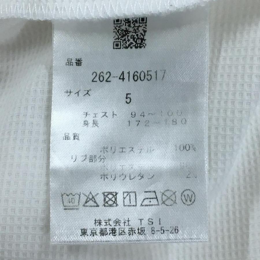 Jack Bunny!!（ジャックバニー） 半袖ポロシャツ 白×ネイビー 後ろ