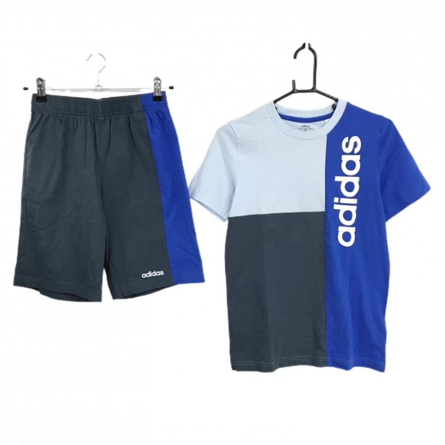 adidas（アディダス） 【新品】アディダス Tシャツ上下セット ブルー