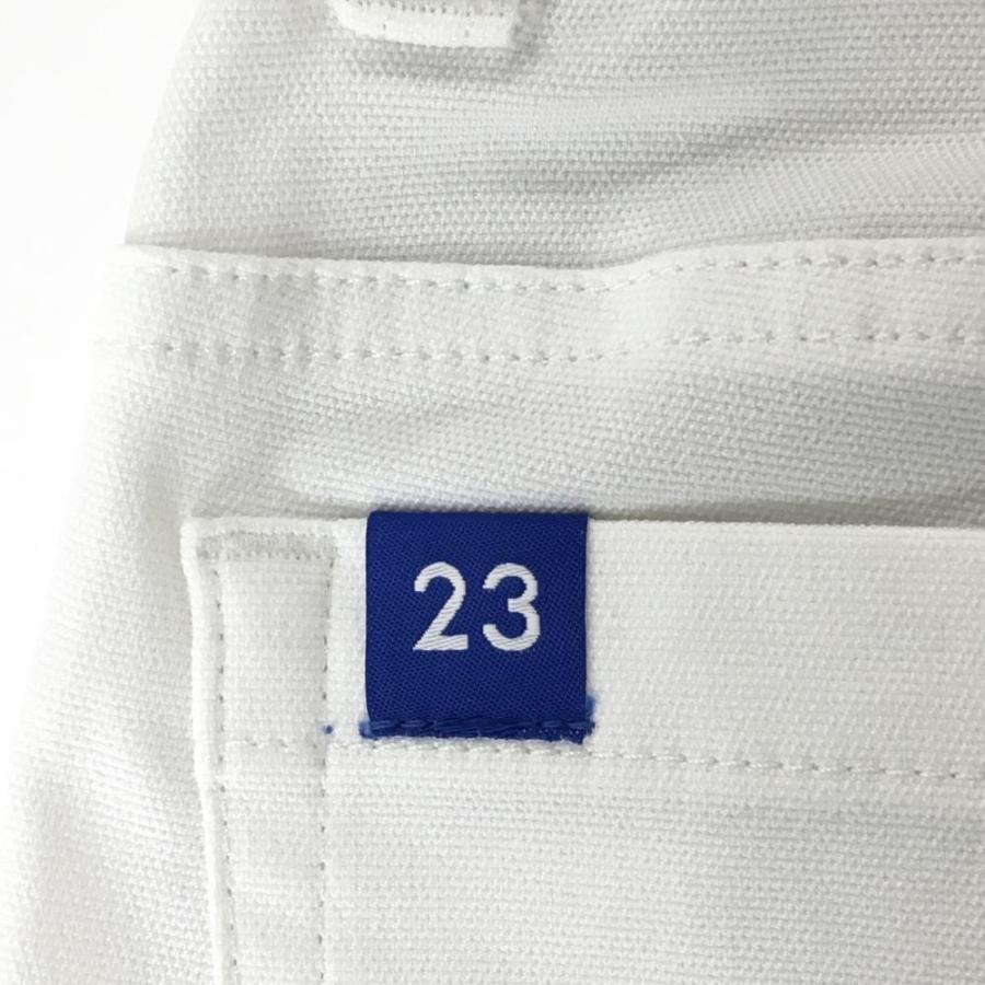 23区GOLF 【超美品】23区ゴルフ パンツ 白 ロゴ刺しゅう ストレッチ