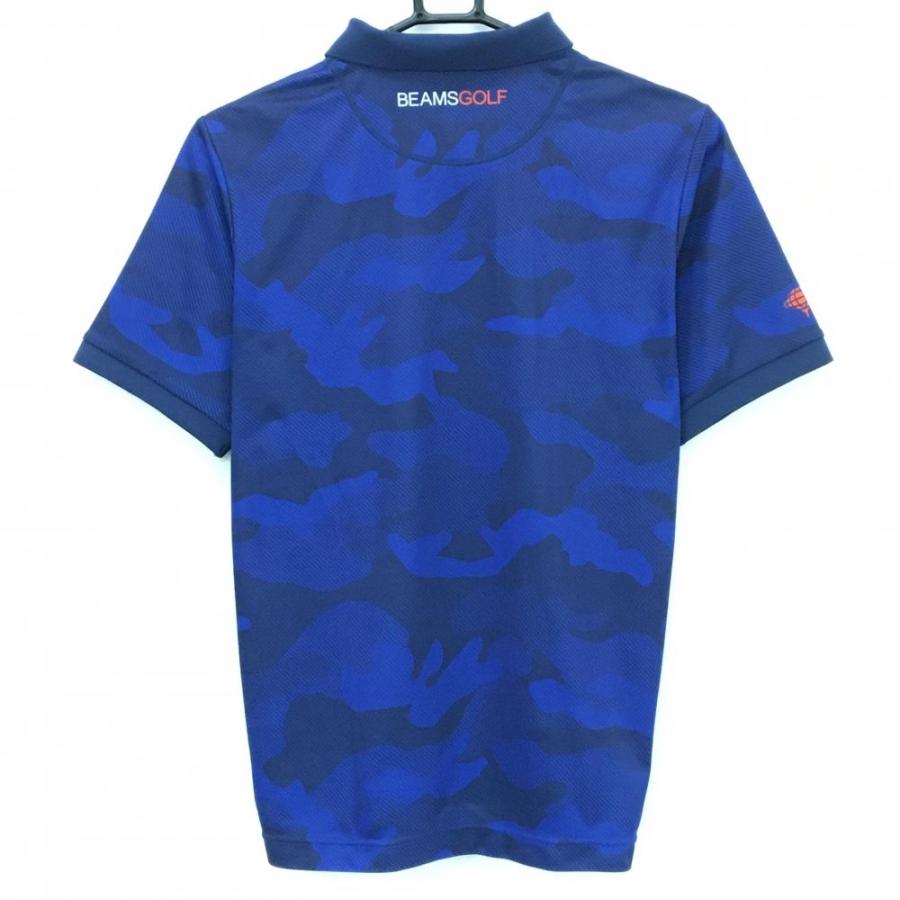 BEAMS GOLF ビームスゴルフ 迷彩カモフラ 半袖ポロシャツ メンズM BEAMS GOLF（ビームス ゴルフ） 【美品】ビームスゴルフ 半袖