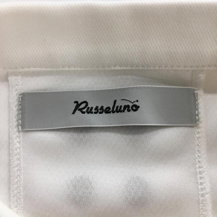 Russeluno（ラッセルノ） 【超美品】ラッセルノ 半袖ポロシャツ 黒×白