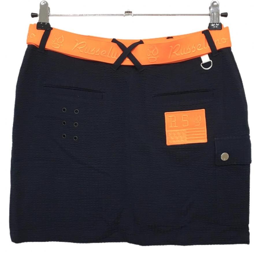 【未使用】【3点セット】Russeluno GOLF・シャツ・スカート・ソックス Russeluno（ラッセルノ） 【超美品】ラッセルノ スカート ネイビー