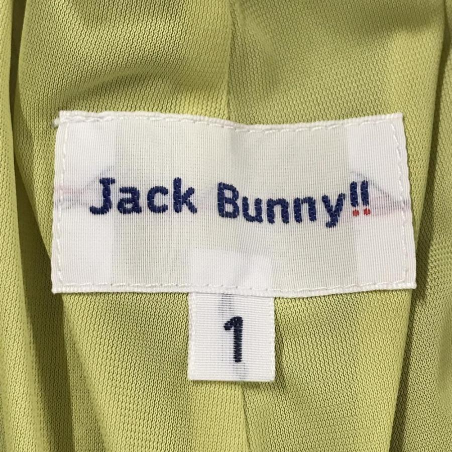 Jack Bunny!!（ジャックバニー） スカート ブルー×イエロー ロゴ 