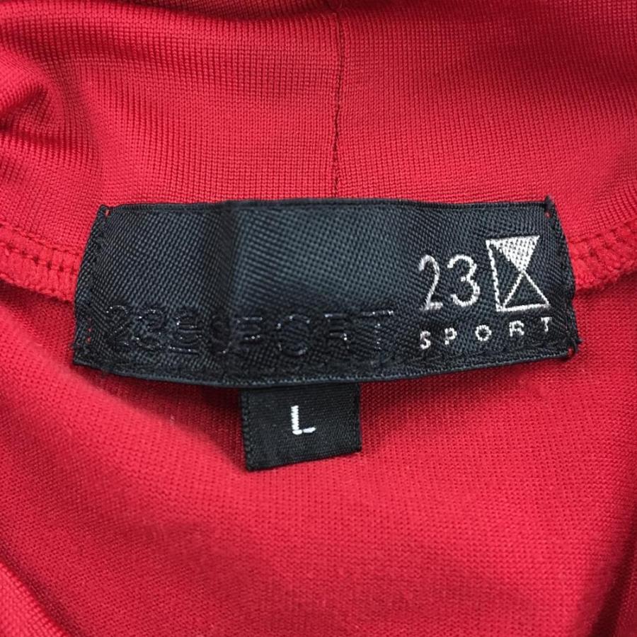 23区GOLF 【美品】23区スポーツ ハイネックインナーシャツ レッド