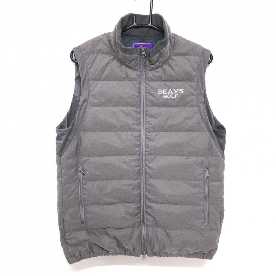 ビームスメンズゴルフダウンベスト BEAMS GOLF ベスト ジレ PURPLE LABEL / 接結ダウンベスト