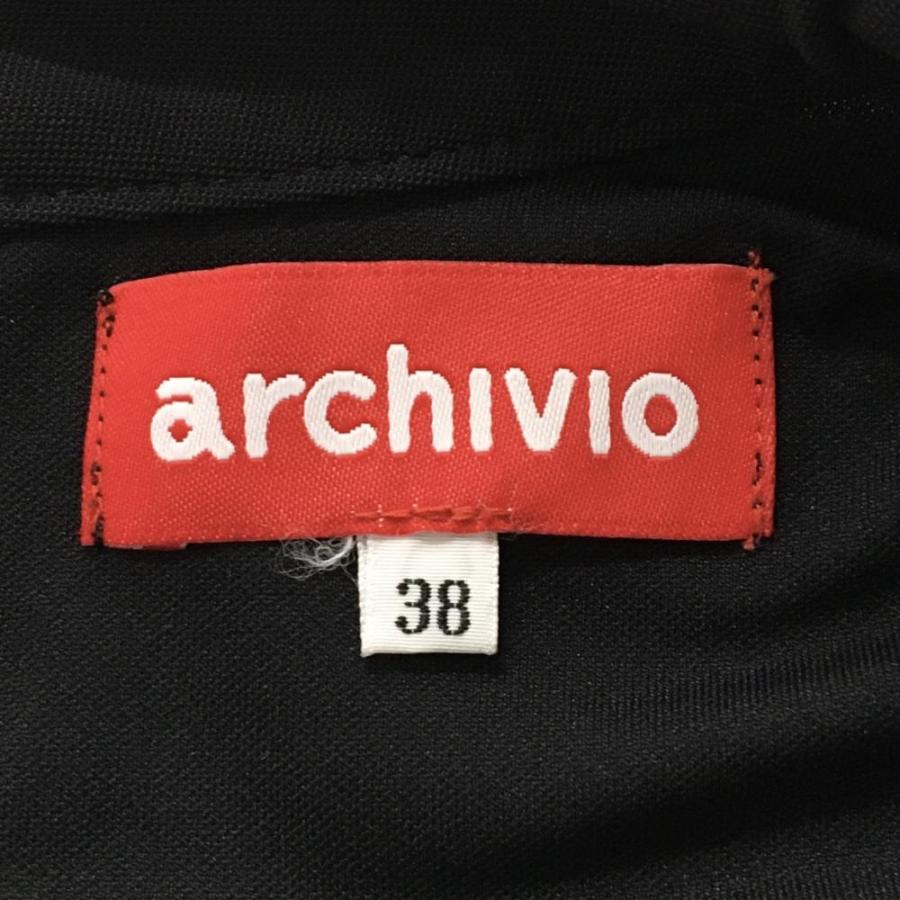 archivio（アルチビオ） 【超美品】アルチビオ 襟付き半袖シャツ 黒
