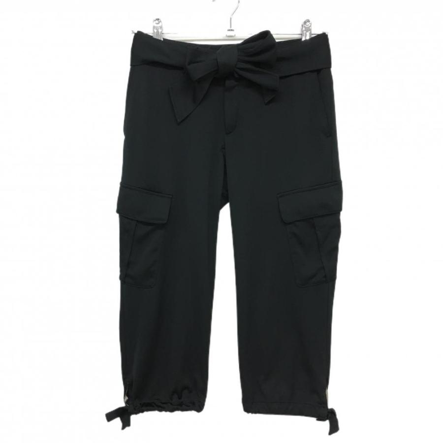 adidas（アディダス） 【美品】アディダス 半端丈カーゴパンツ 黒 共布 