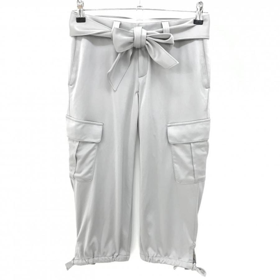 adidas（アディダス） 【美品】アディダス 半端丈カーゴパンツ グレー