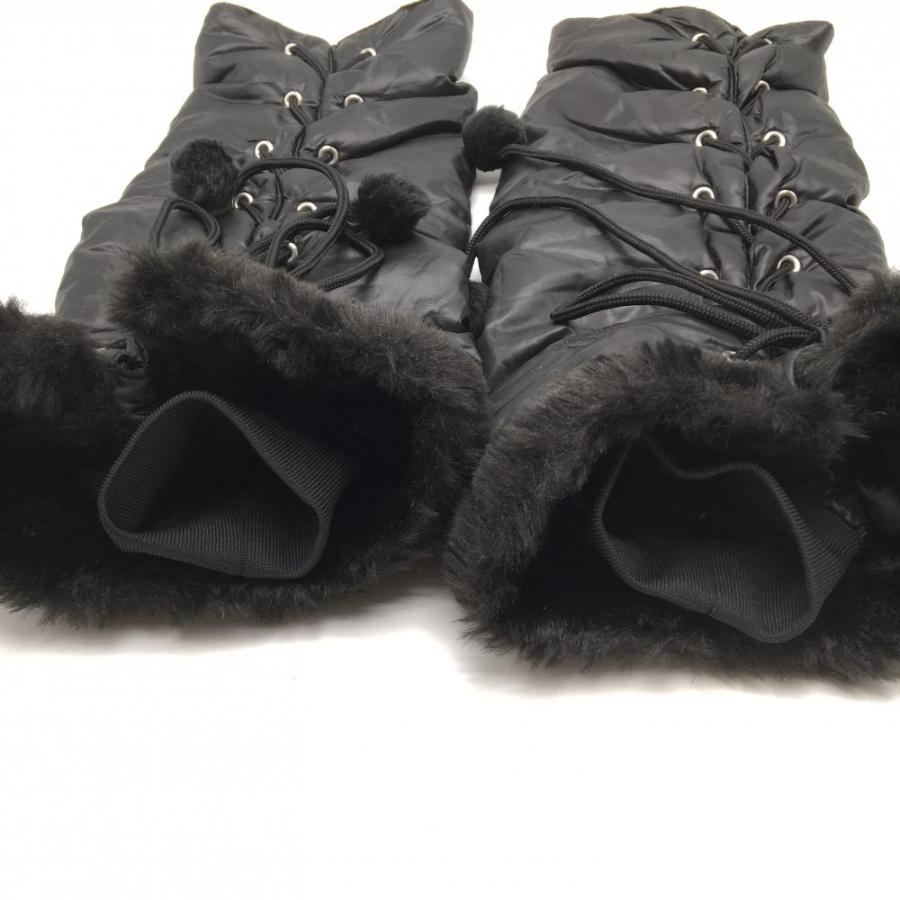 adidas（アディダス） 【美品】アディダス 中綿レッグウォーマー 黒
