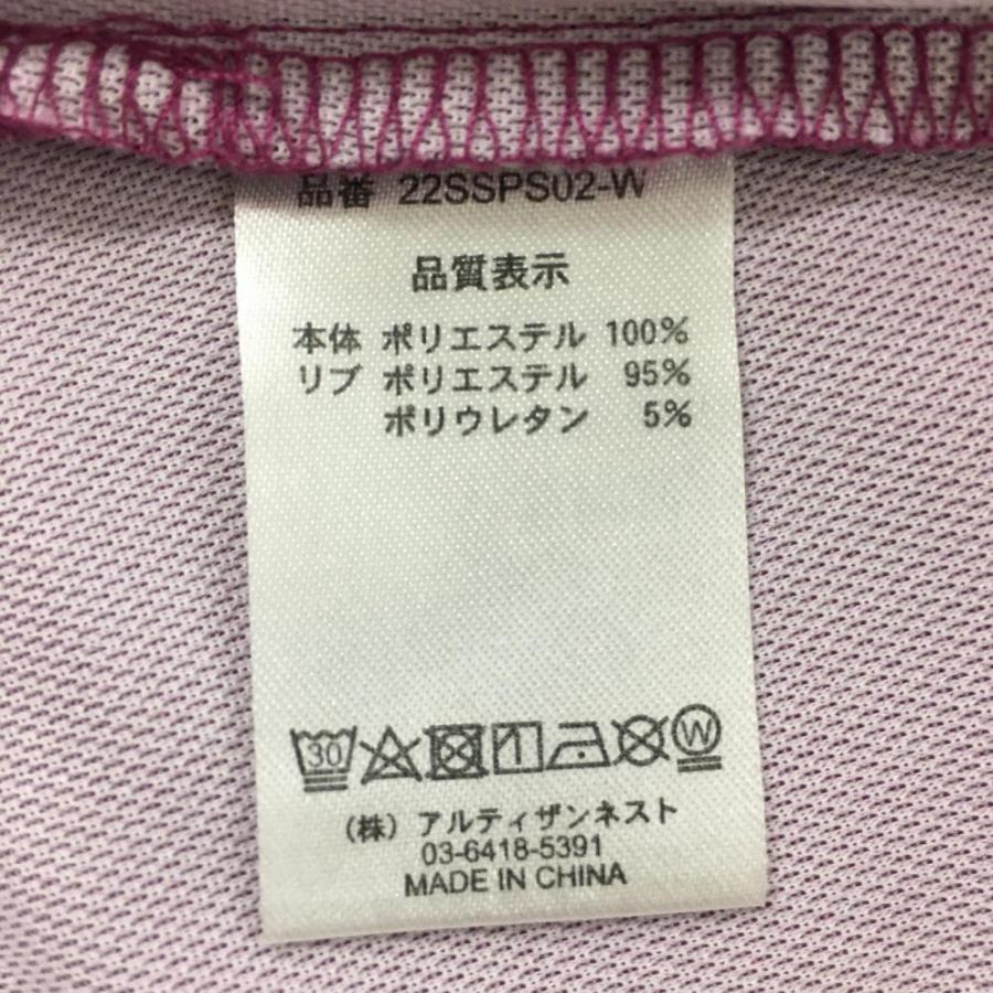Resurrection ゴルフ用 ポロシャツ パープル Resurrection 【美品】レザレクション 半袖ポロシャツ パープル ロゴ