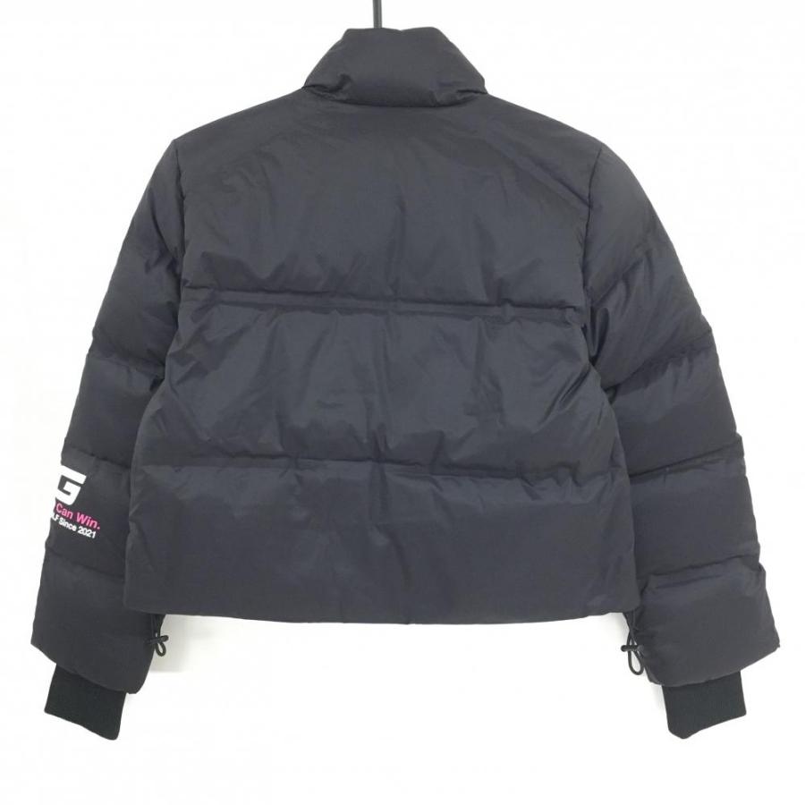 CPG GOLF 【新品】CPG ダウンジャケット 黒 ロゴプリント ショート丈
