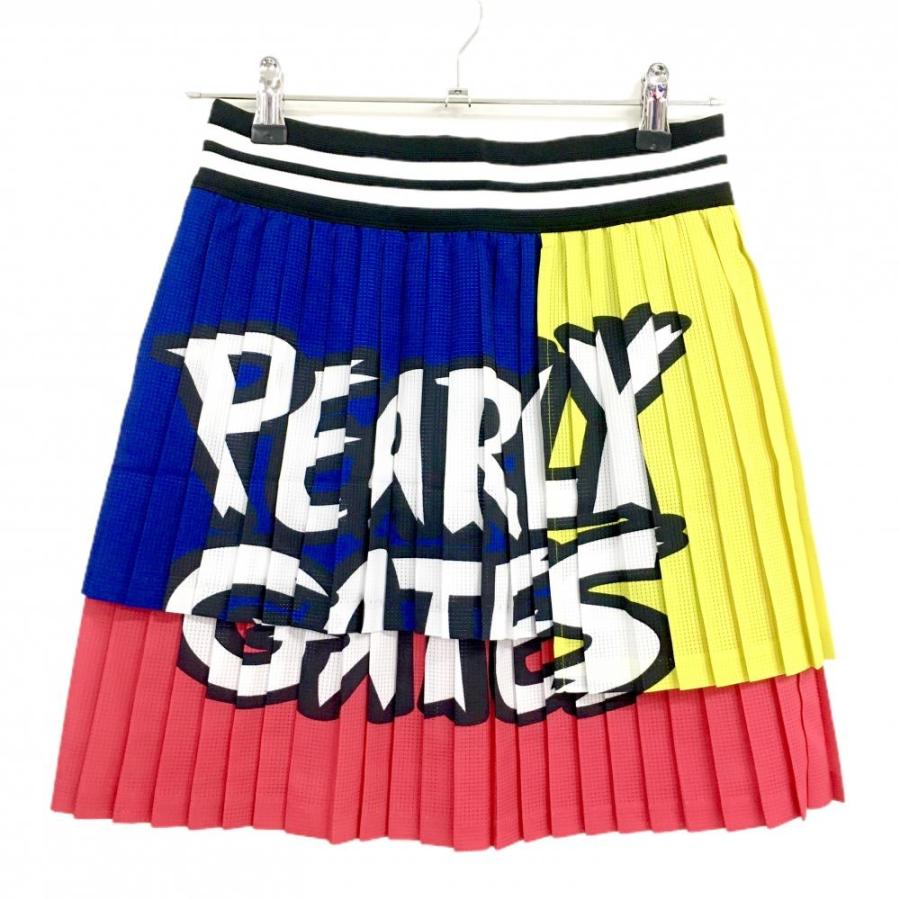 パーリーゲイツ プリーツスカート メッシュ PEARLY GATES（パーリーゲイツ） 【新品】パーリーゲイツ スカート