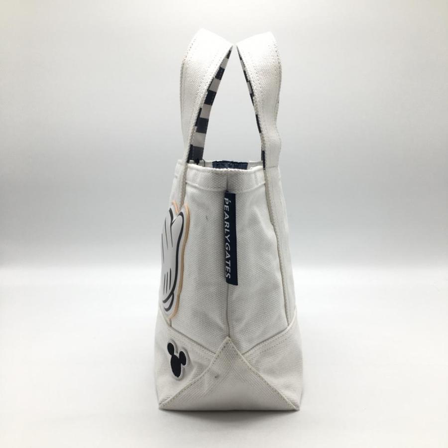 ★美品・入手困難！★パーリーゲイツ ハンドバッグ ディズニーコラボ ミッキー 白 PEARLY GATES 【新品】パーリーゲイツ×Disney カートバッグ 白