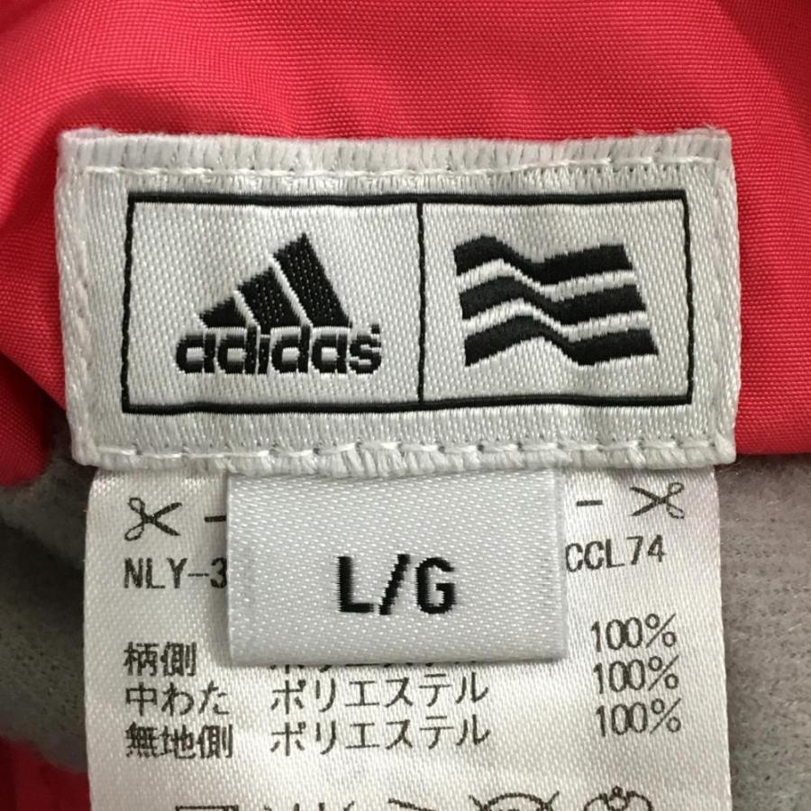 adidas（アディダス） 中綿リバーシブルジャケット ネイビー×ピンク