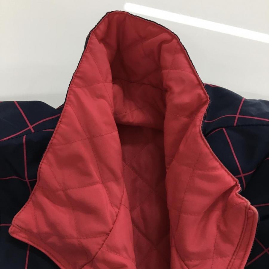 adidas（アディダス） 中綿リバーシブルジャケット ネイビー×ピンク