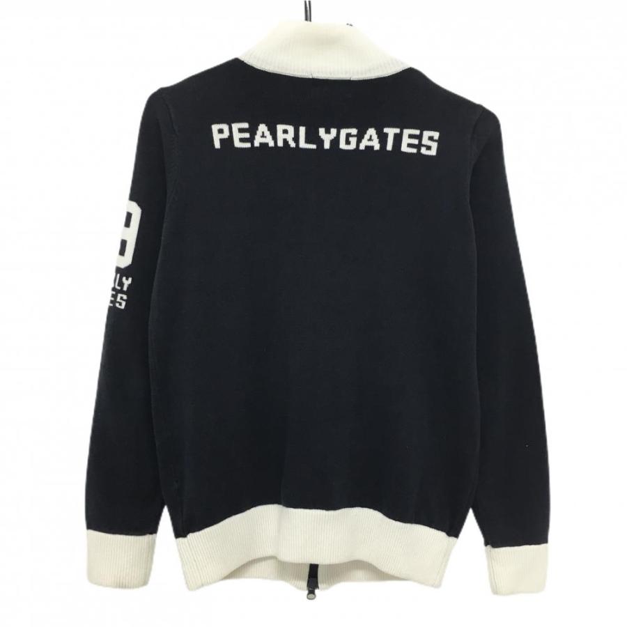 PEARLY GATES暖ボアタイプジャケット ネイビー/ホワイト サイズ5 PEARLY GATES（パーリーゲイツ） 【美品】パーリーゲイツ 中綿