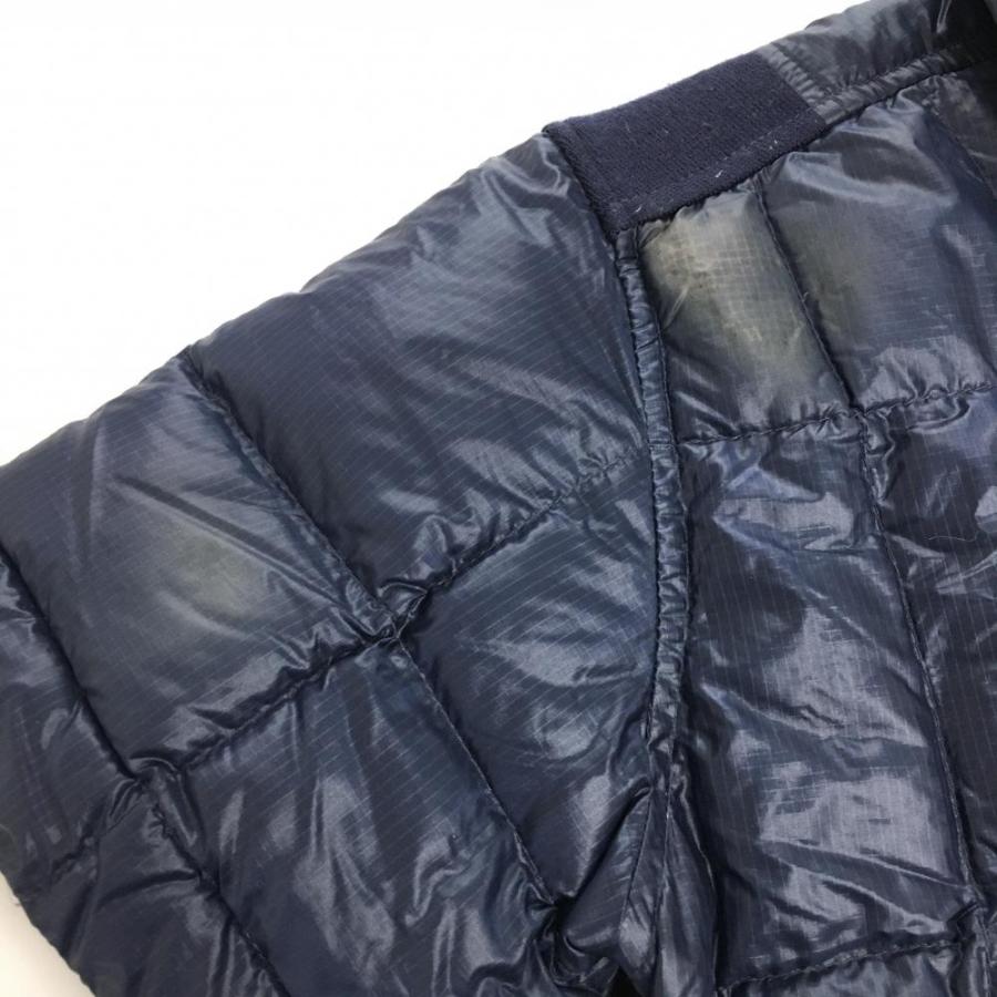 マスターバニーエディション ダウンワンピース ファー付き ネイビー