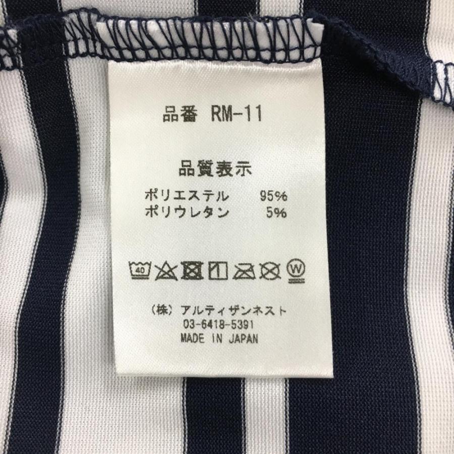 Resurrection 【美品】レザレクション 半袖ハイネックシャツ ネイビー