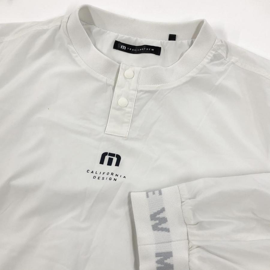 TRAVISMATHEW 【美品】トラヴィスマシュー スニード 白 メッシュ裏地