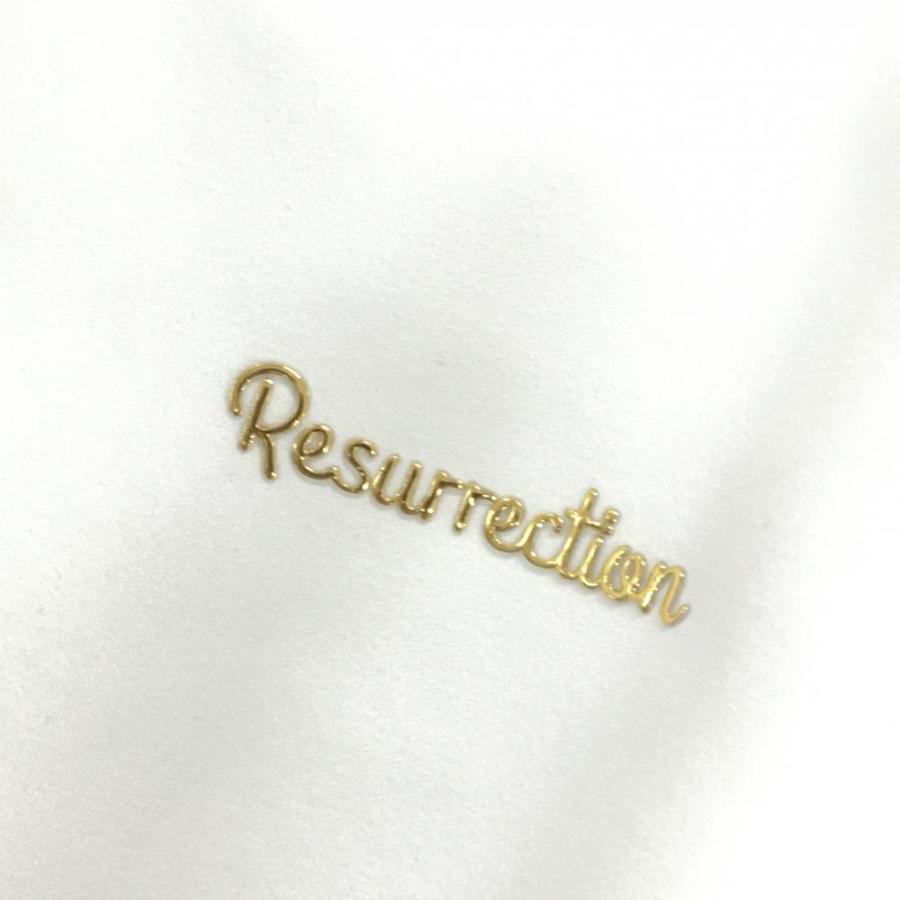 Resurrection 【超美品】レザレクション ジャケットブルゾン 白×ブルー