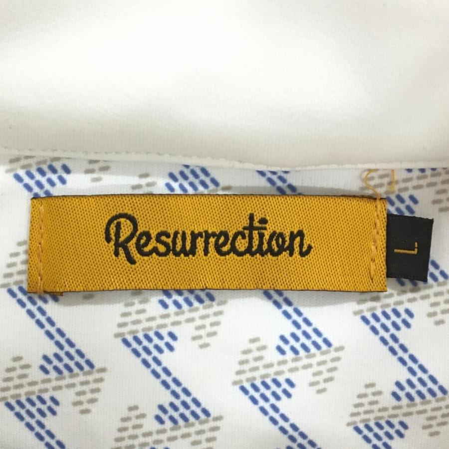 Resurrection 【超美品】レザレクション ジャケットブルゾン 白×ブルー