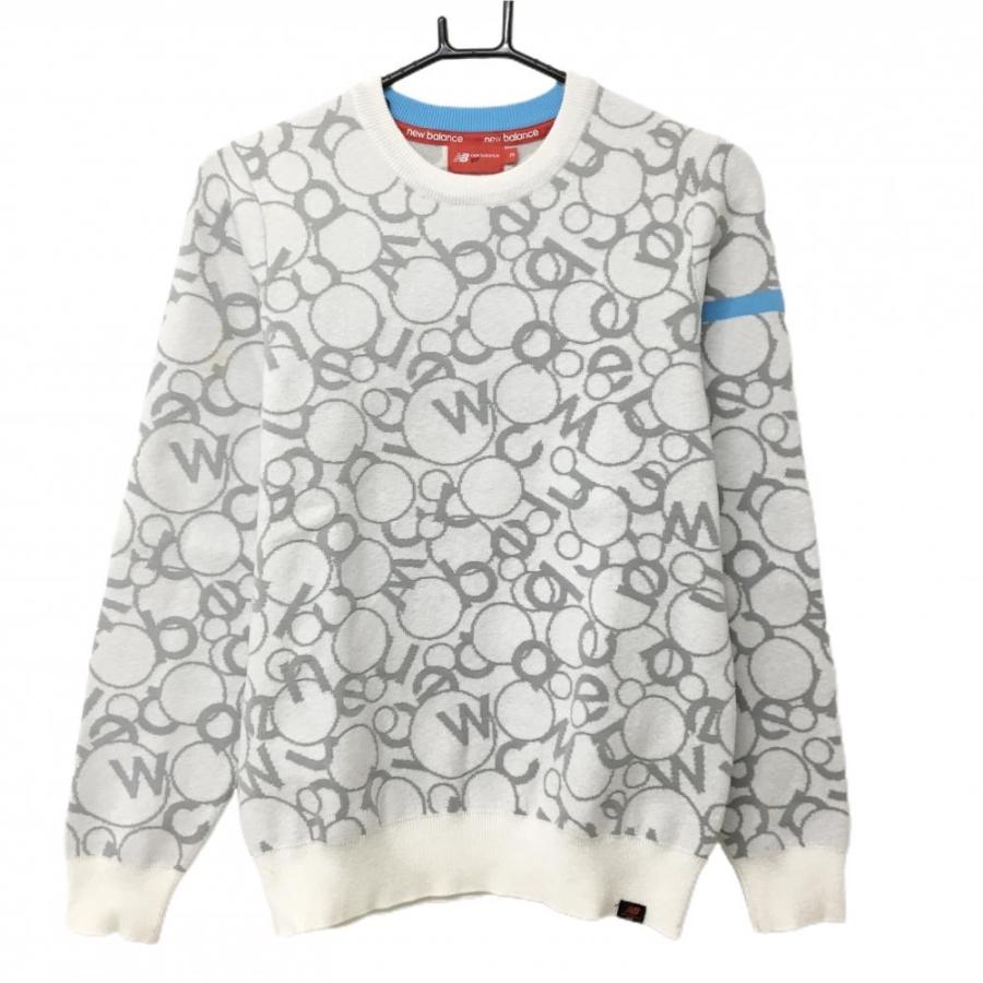 New Balance Golf（ニューバランスゴルフ） セーター 白×グレー 総柄
