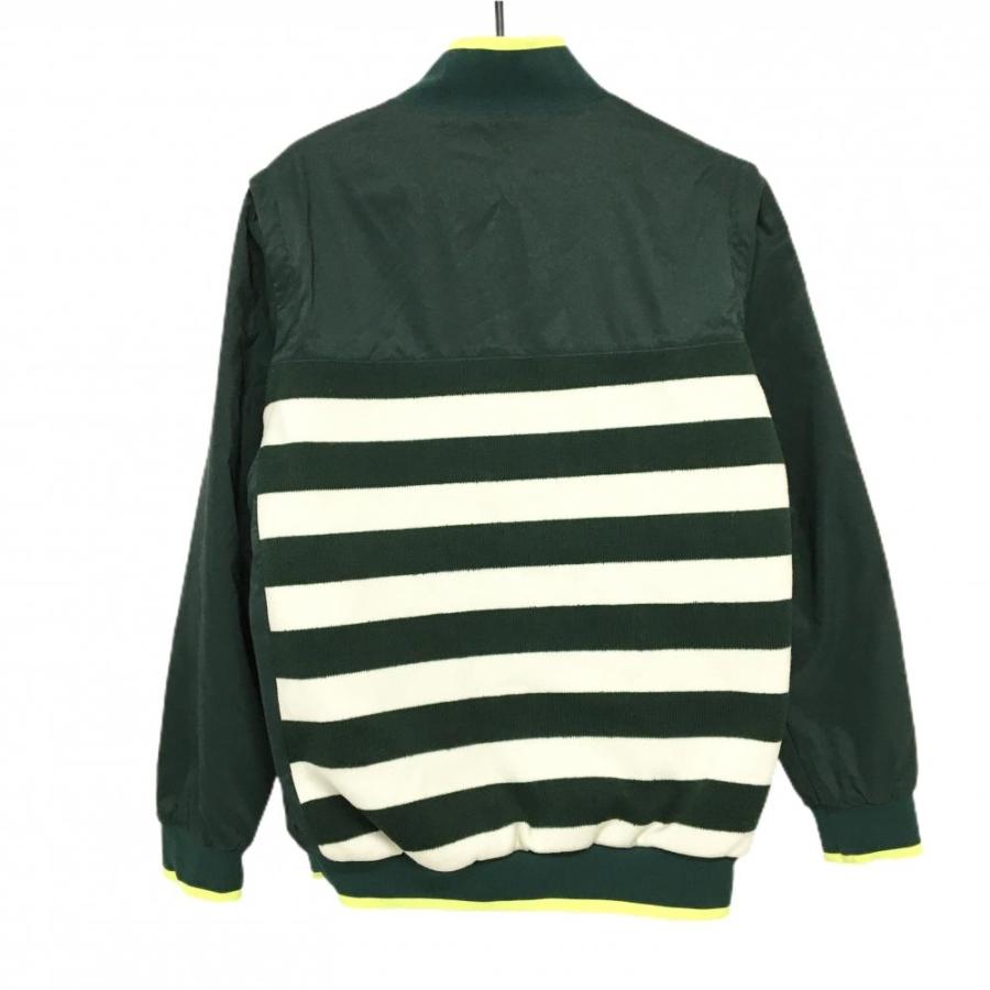 23区GOLF 23区ゴルフ リバーシブル中綿ジャケット グリーン×白 4WAY 袖