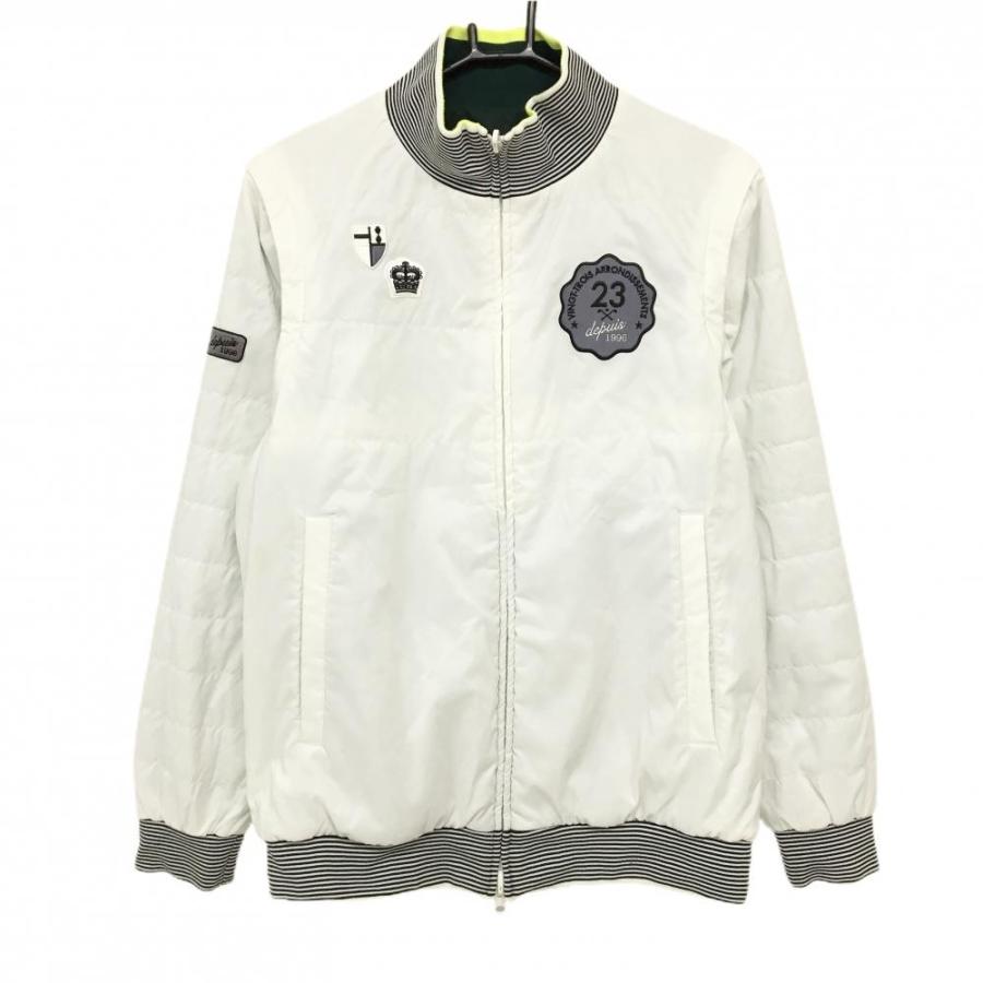 23区GOLF 23区ゴルフ リバーシブル中綿ジャケット グリーン×白 4WAY 袖