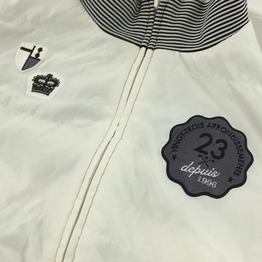 23区GOLF 23区ゴルフ リバーシブル中綿ジャケット グリーン×白 4WAY 袖