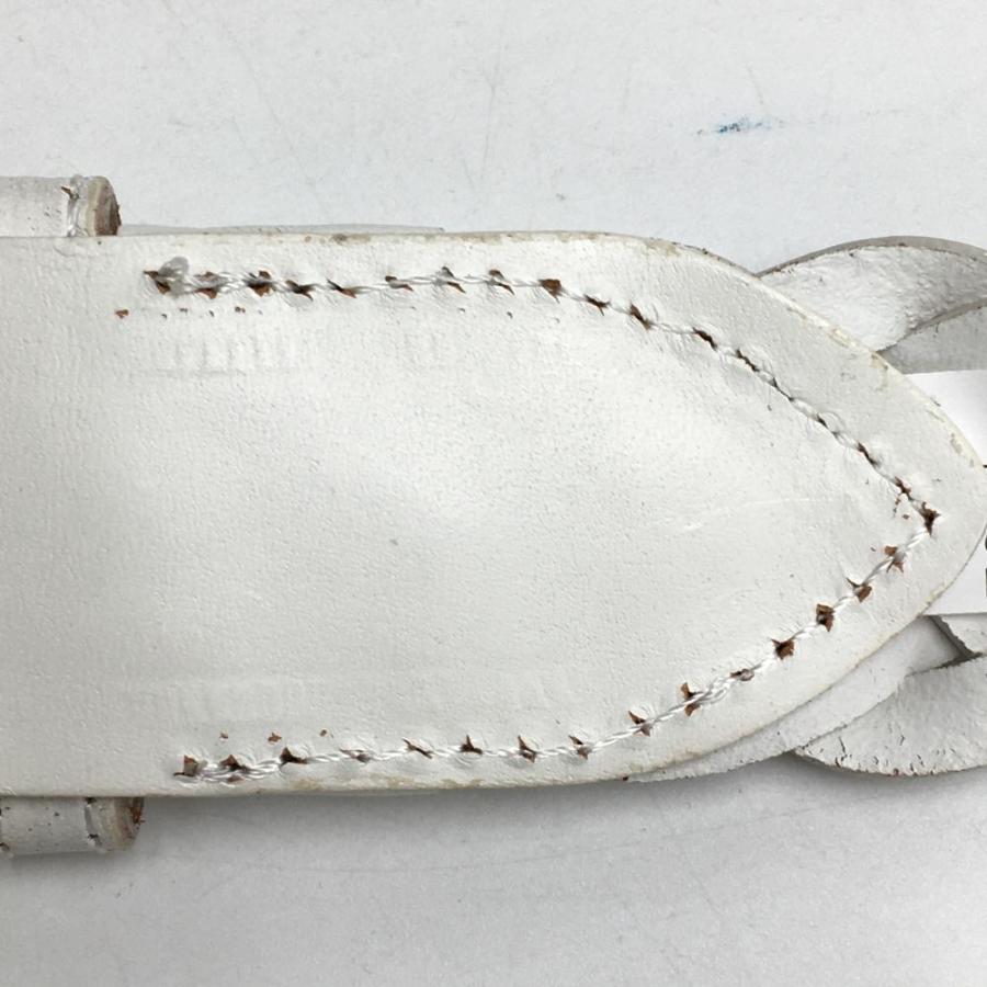 PEARLY GATES 編み込みベルト 黒と白 アンカーロゴゴムメッシュベルト (UNISEX) | PEARLY GATES（パーリー