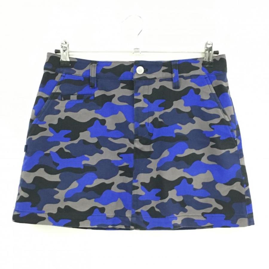 Jack Bunny!!（ジャックバニー） スカート ブルー×グレー カモフラ