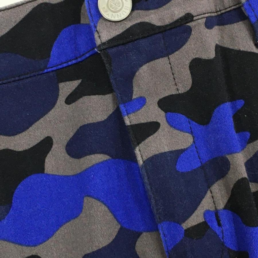 Jack Bunny!!（ジャックバニー） スカート ブルー×グレー カモフラ