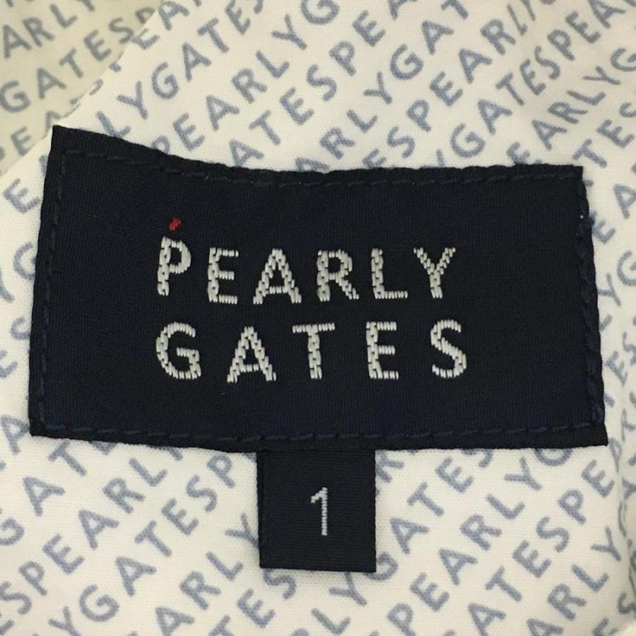 【新品】パーリーゲイツ パンツ グレー×白×イエロー ボーダー TOKENIKO ストレッチ レディース 1(M) ゴルフウェア PEARLY GATESの画像